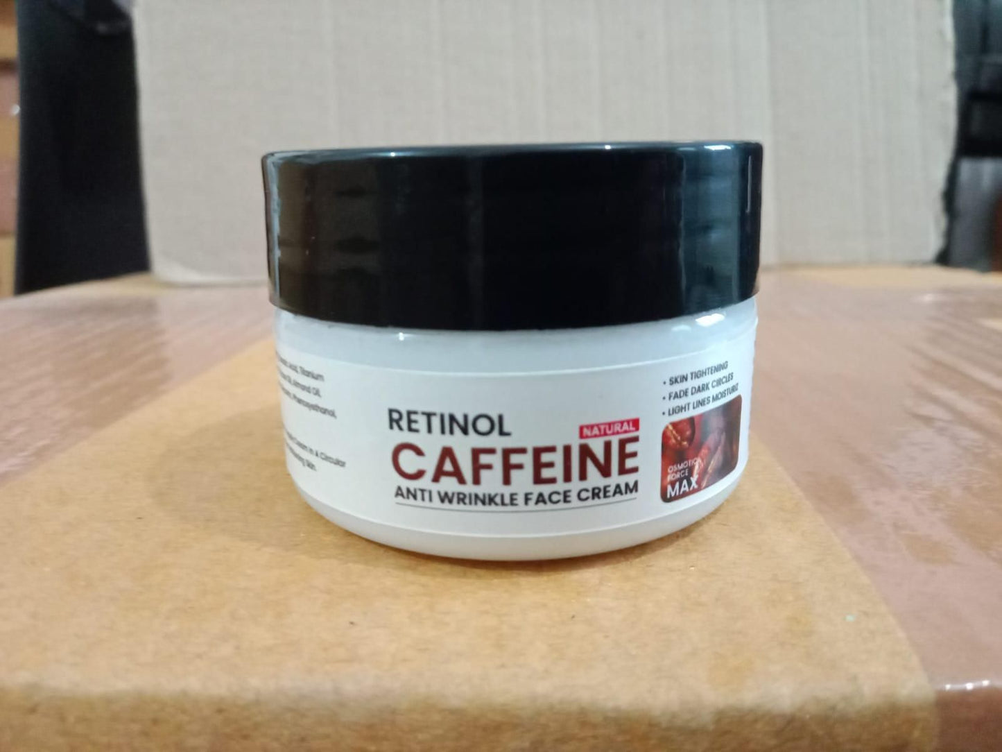 Retinol Caffeine Anti-Wrinkle Face Cream - Achieve Ageless Radiance