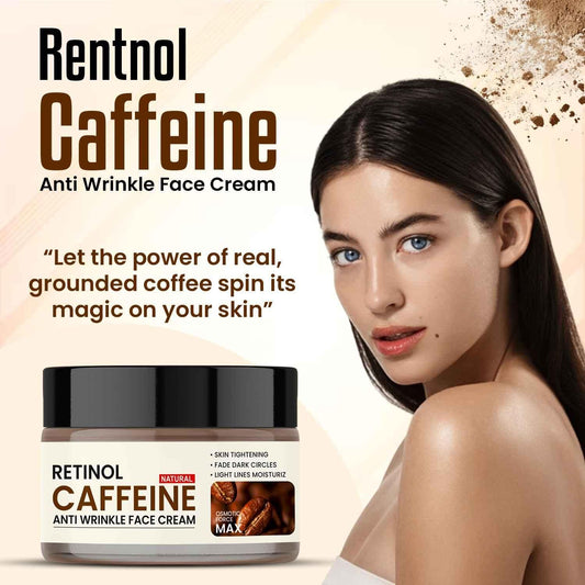 Retinol Caffeine Anti-Wrinkle Face Cream - Achieve Ageless Radiance