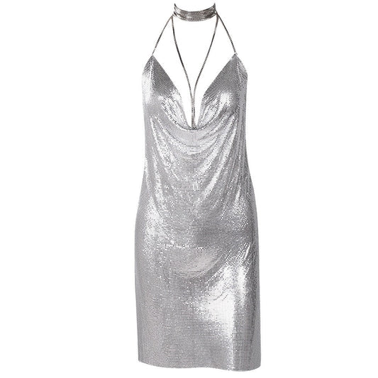 Chainmaille Party Dress - Command Attention; Embody Avant-Garde Luxury