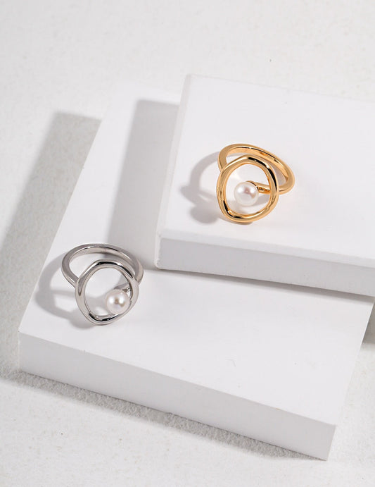 Geometric Open Circle Ring - Elevate Your Style, Express Your Unique Essence