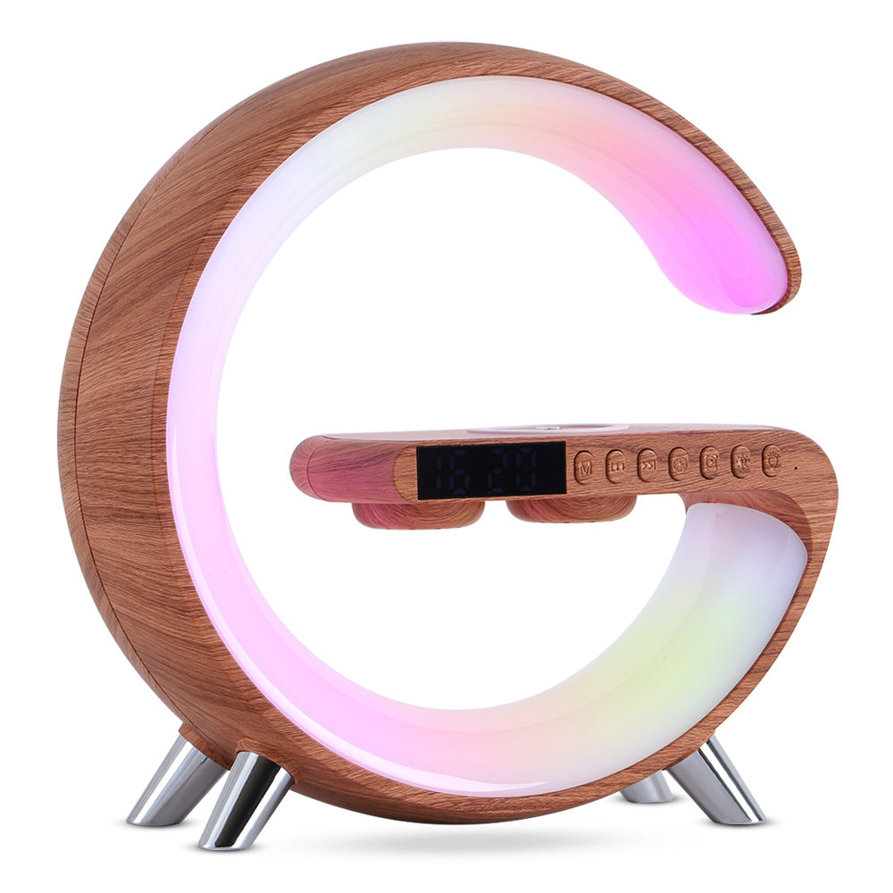 New Intelligent G Shaped LED Lamp Bluetooth Speake Wireless Charger Atmosphere Lamp App Control For Bedroom Home Decor by Lord Lifestyle