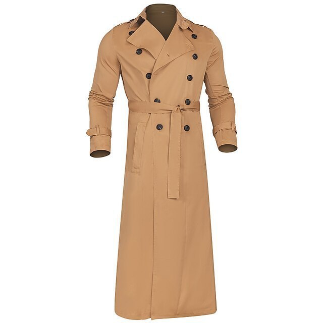 Men's Double-Breasted Trench Coat with Belt - Timeless Elegance for the Modern Gentleman | Lord Lifestyle